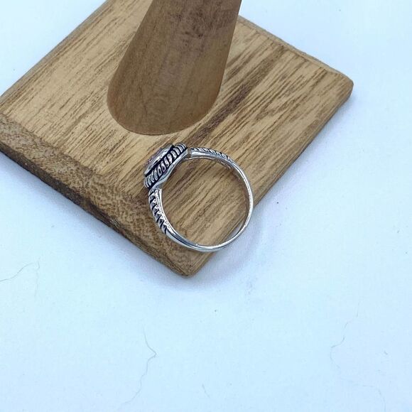 Light Amethyst CZ Sterling Silver Solitaire Ring Size 7,8,9 - Picture 7 of 7